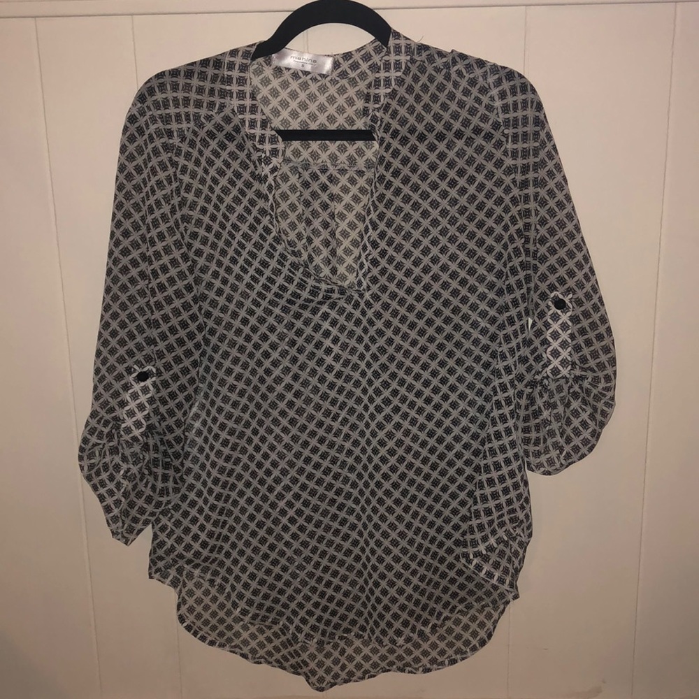 Black/white tunic